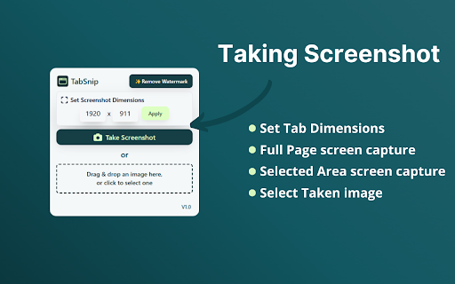 TabSnip :: Make beautiful screenshots in seconds!