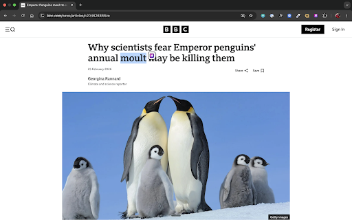 Memo: Capture Words While Browsing :: Highlight a word on any website, save it to Memo with one click. AI context, spaced repetition, your word collection.