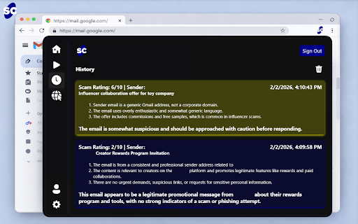 ScamCheck - Email Scam and Fraud Checker :: AI Email Scam Checker - Check to detect email scams and fraudulent emails..