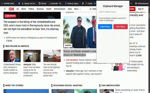 Infinite Clipboard Manager :: Save every copied text in Chrome with infinite clipboard history.
