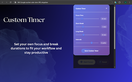 NeuralFlowFMS - Pomodoro Timer :: Productive Pomodoro timer with focus sessions.