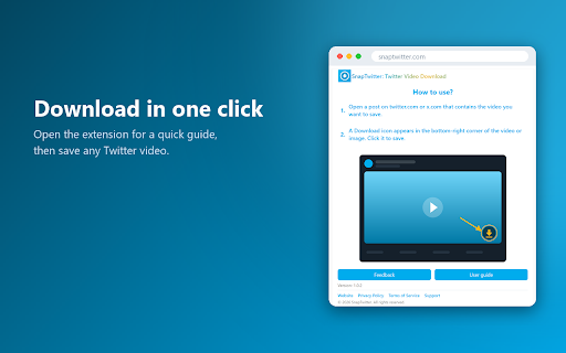 SnapTwitter: Twitter Video Download :: SnapTwitter: Download Twitter videos with a simple click. Free, fast and easy to use.