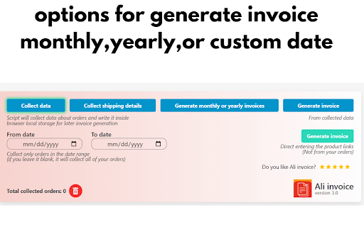 AliInvoice™️ - Get Aliexpress invoice & Receipt :: Get AliExpress invoice from order details.Extract your AliExpress order details as a printable PDF file