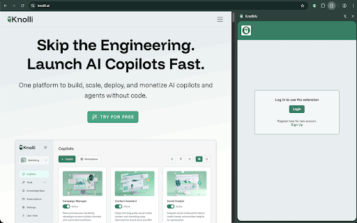 KnolliAI :: An AI-powered assistant for your web browsing experience.