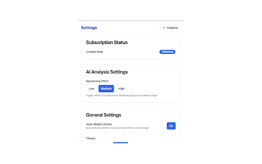 Stox.AI - Stock Analysis Assistant :: AI-powered stock analysis browser extension that provides intelligent insights.
