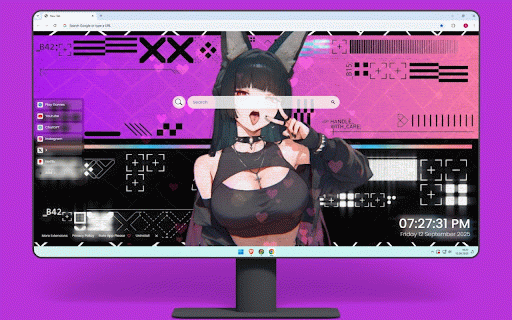 Miyabi Gothic Zenless Zone Zero Live Wallpaper :: Miyabi in cyberpunk gothic style - Zenless Zone Zero's digital elegance perfected