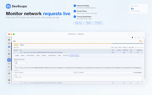 DevScope – Developer Tools :: Advanced developer tools for analyzing, inspecting, and debugging web pages directly in your browser.