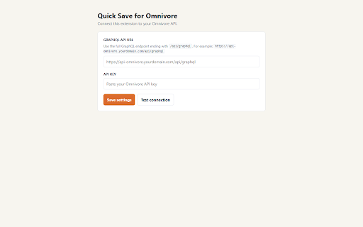 Quick Save for Omnivore :: Save pages, highlights, and notes to a self-hosted Omnivore instance.