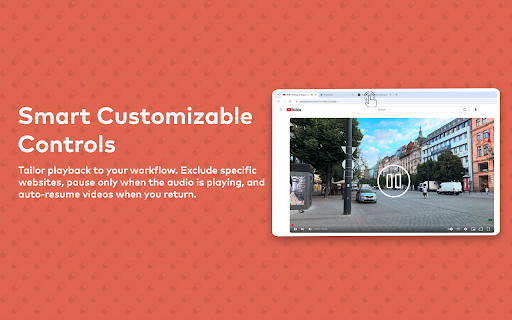 Auto Pause :: Automatically pauses videos when switching tabs and resumes when returning.