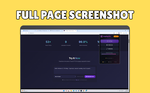 SnapPage Pro - Full Page Screenshot :: Capture full page screenshots with advanced editing, annotations, and export to PNG, JPEG, or PDF