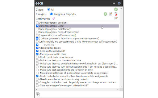 Google Gradebook Comment Bank :: Comment banks to assist with feedback for Google Gradebook assignments