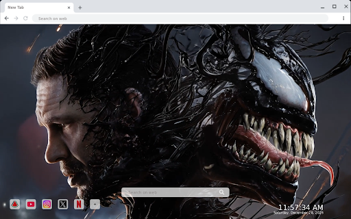 Venom The Last Dance 8K LiveWallpaper :: Transform your new tab with stunning 8K live wallpapers featuring Venom in action, bringing your browser to life!