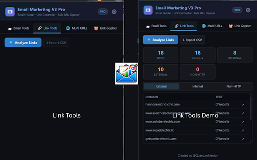 Email Marketing V4 Pro :: Email Hunter + Link Controller + Bulk URL Opener — the all-in-one email marketing toolkit.