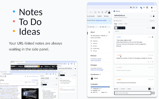sitecue :: Leave notes linked to websites in the side panel. A simple way to keep the notes you need exactly where you need them.