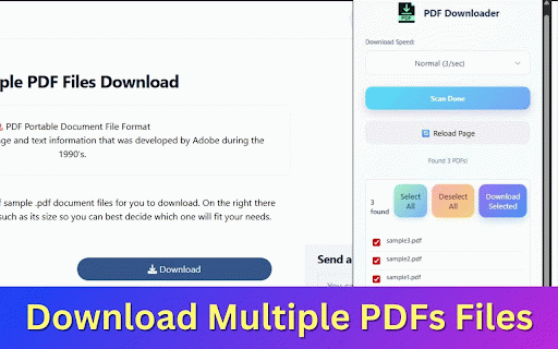 Bulk PDF Downloader – Download All PDFs on a Webpage with One Click :: Download all PDF files linked on a webpage with a single click.