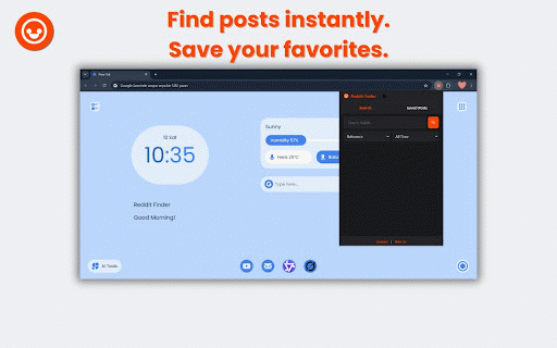 Reddit Finder :: Search Reddit posts easily with advanced features. Save posts, view comments, and use dark mode in a clean interface.