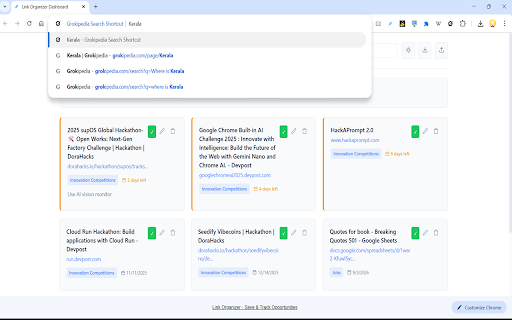 Grokipedia Search Shortcut :: Search Grokipedia directly from your browser's search bar and context menu