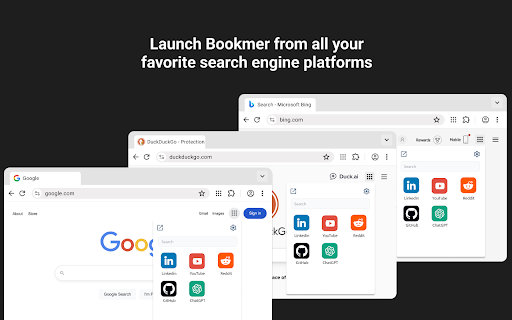 Bookmer :: Manage your bookmarks from your browser