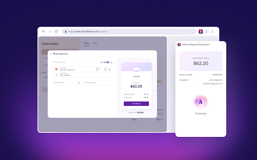 Helcim Payment Extension :: Integrates Helcim payments into various SaaS platforms