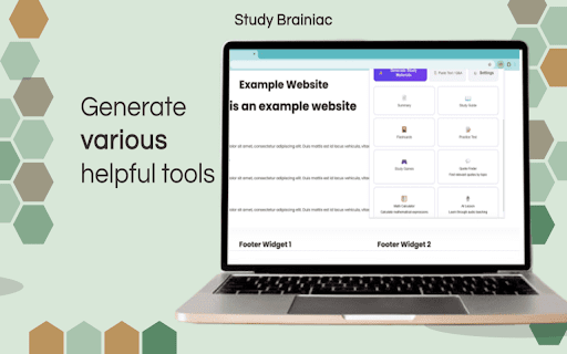 Study Brainiac - AI Educational Content Generator :: COMPLETE OVERHAUL: AI study helper with leaderboard & games. Transform any webpage into personalized learning materials.