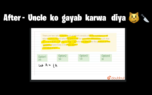 Doubtnut Uncle Mute :: Removes the loud Allen intro from Doubtnut videos.