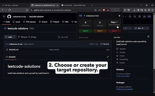 PushMyCode: Auto-Sync to GitHub :: Automatically sync your coding solutions to GitHub from LeetCode, GeeksforGeeks, HackerRank, and CodeChef.