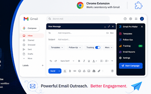 Gmail Pro Mailer :: Gmail Bulk Mailer with Follow-Up and Templates