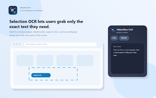 CopyShark - Free OCR Screenshot & Image to Text Software :: Fast local OCR for screenshots, images, videos, PDFs, and webpages with smart cleanup, history, and translation actions.