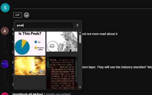 YouTube GIF Comments :: Renders GIF tags into inline GIFs on YouTube comments.