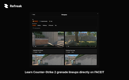 Refreak - FACEIT Helper :: Refreak enhances your experience on FACEIT and adds useful features