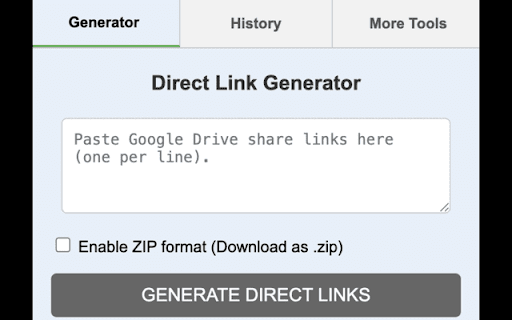 Google Drive Direct Download :: Generate direct download links for Google Drive files. Bulk direct link generator, and export in CSV file.