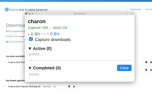 Aria2 Interceptor :: Intercepts Chrome downloads and sends them to Aria2 with a rename dialog and dashboard.
