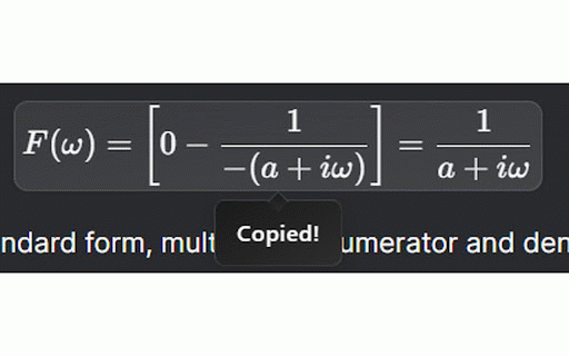PiTEX :: AI Math Equation Copier - Extract LaTeX from LLMs/chatbots