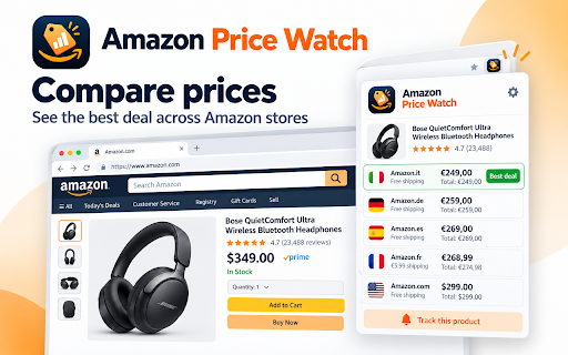Amazon Price Watch :: Storico, alert e confronto prezzi Amazon. Alcuni link con risparmio verificato possono essere affiliati, senza costi extra.