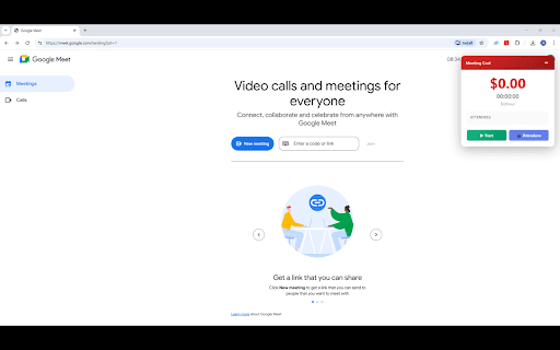 Meeting Cost Calculator :: See how much your meetings really cost in real-time. Calculate meeting expenses based on attendee salaries.