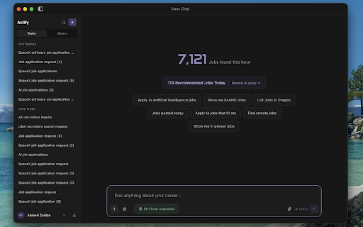 Actify - Job Queue :: Detect job listings on any career site and queue them in your Actify desktop app for one-click applications and tracking.