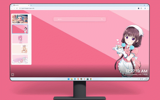 Kawaii Wallpaper :: Adorable kawaii characters in soft pastel colors with cute desk scenes and cozy vibes.