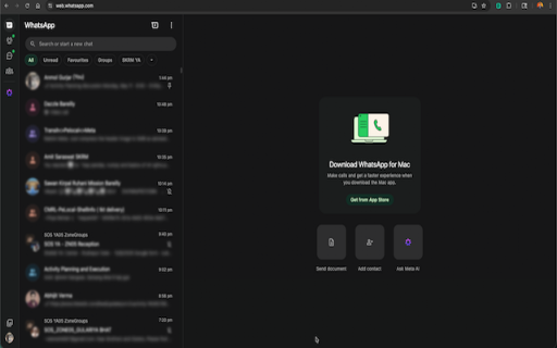 WhatsBlur :: Inject custom CSS into WhatsApp Web for privacy.