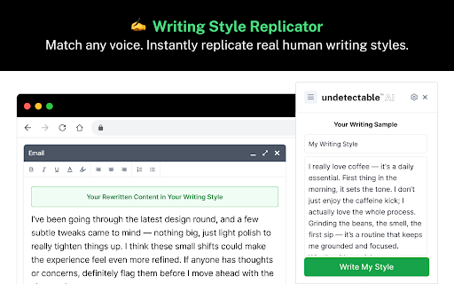 Undetectable AI: Your AI tool kit :: Rewrite and scan your content anywhere you write online.