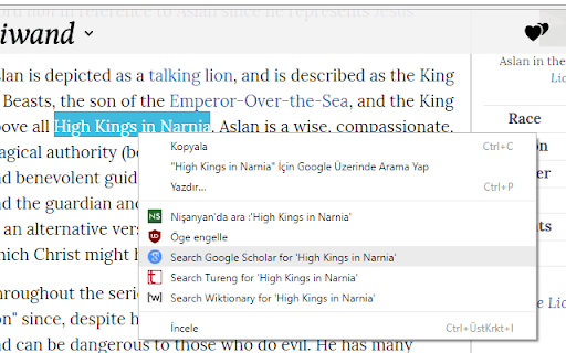 Right-Click Search Google Scholar :: This extension searches for selected text on Google Scholar via right-click and shows the result on a new 'passive' tab