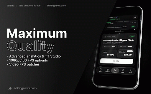 Editing Enhancer - Editing News :: Tools for short-form video creators — enhanced stats, video processing & more. Some advanced features require a subscription.