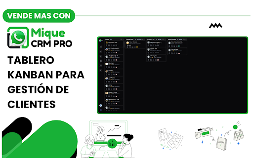Mique CRM PRO :: MiqueCRM PRO es un CRM para WhatsApp Web. Organiza tus chats y optimiza tu negocio en WhatsApp Web