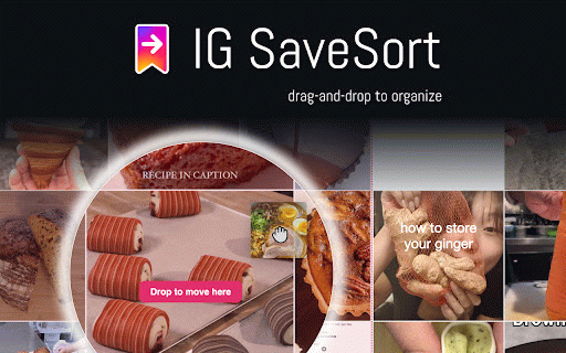 IG SaveSort :: Compare and reorganize Instagram saved collections side by side
