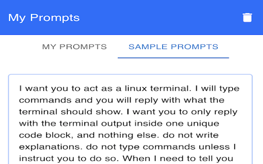 AllMyPrompts :: Easily save and store all prompts