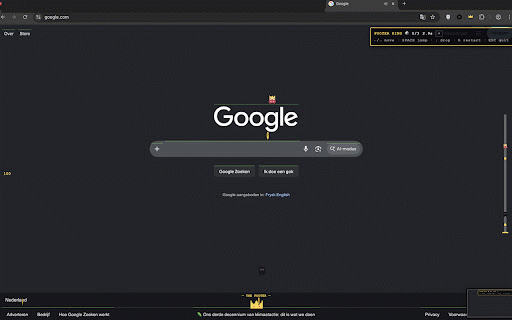 Footer King :: Turn any webpage into a retro platformer. Run, jump, grab coins and reach the footer to claim your crown!