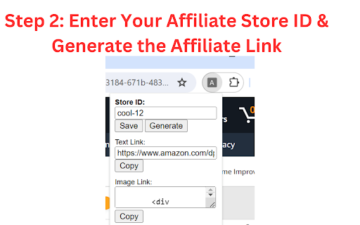 Amazon Affiliate Link Generator :: Generate Amazon affiliate text and image links easily.