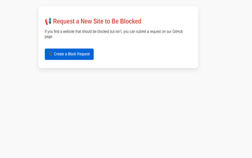 Free Porn Blocker :: Blocks adult websites using a blocklist and shows a custom block page.