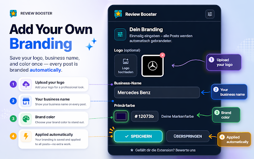 Review Booster :: Design editor for social media posts. Turn customer feedback into polished branded templates for your business.