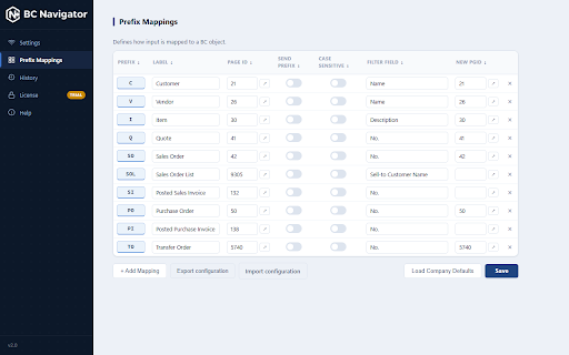 BC Navigator :: Quick keyboard navigation to Business Central objects