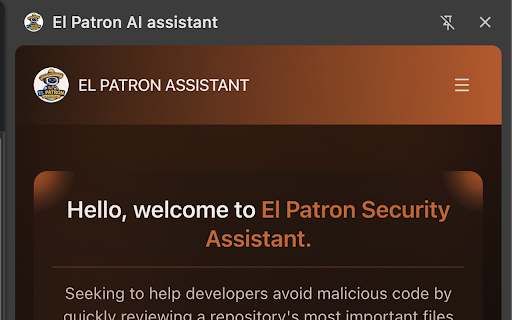 El Patron AI assistant :: Chrome extension to access El Patron AI assistant functionality